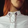 Pin de cuello alpaca y esmalte