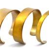 Titanium 3 Bracelets diamond file golden ES Jewelry web Titanio - Joyería contemporánea artesanal